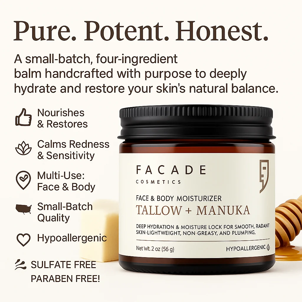 Pure, Potent, Honest — small-batch four-ingredient balm
